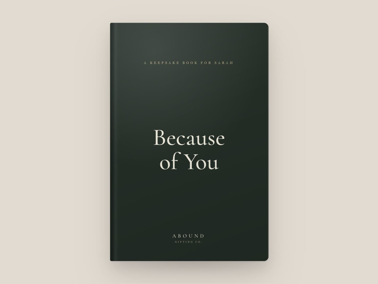 The Abound Appreciation book
