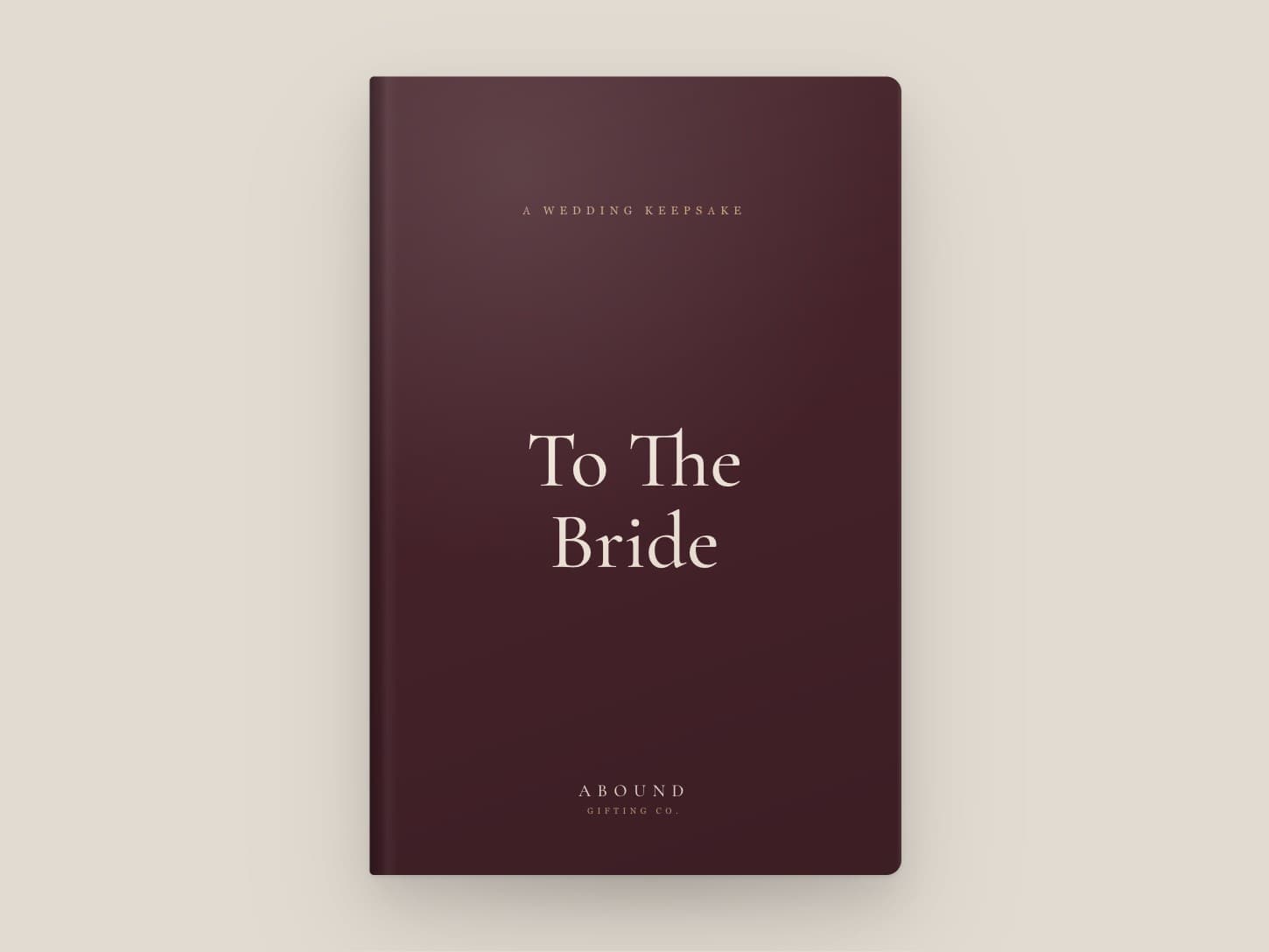The Abound For the Bride book